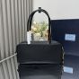 Prada Re-Nylon and leather small top-handle bag with padlock