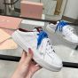 MIU MIU Leather sneaker mules