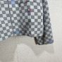 LV Damier Open Collar Cotton Overshirt