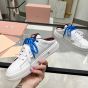 MIU MIU Leather sneaker mules