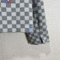 LV Damier Open Collar Cotton Overshirt