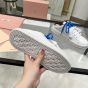 MIU MIU Leather sneaker mules