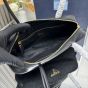 Prada Re-Nylon and leather small top-handle bag with padlock
