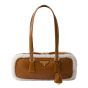 Prada Medium shearling two-handle bag