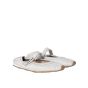 MIU MIU Bleached nappa leather ballerinas