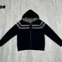Dior Reversible Zipped Cardigan with Hood