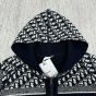 Dior Reversible Zipped Cardigan with Hood