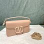VALENTINO GARAVANI LOCÒ CALFSKIN SHOULDER BAG