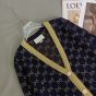 Gucci GG cotton lamé cardigan