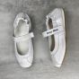 MIU MIU Bleached nappa leather ballerinas