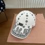Miu Miu Printed cotton baseball cap