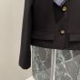 Prada Single-breasted tricotine jacket