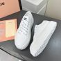 MIU MIU Denim sneakers with logo