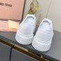MIU MIU Denim sneakers with logo