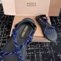 MIU MIU Riviere cord and leather sandals