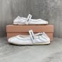 MIU MIU Bleached nappa leather ballerinas