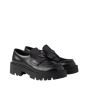 Prada Brushed leather loafers