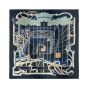 Hermès La Ligne Coup de Fouet scarf 90