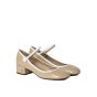 MIU MIU Two-tone patent leather Mary Jane pumps