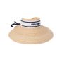Miu Miu Raffia-effect fabric visor