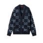 Gucci Wool cardigan with GG intarsia