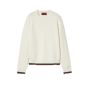 Gucci Wool and cashmere sweater with Web