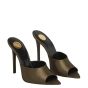 YSL GOLDIE mules in satin crepe