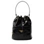 Prada Duet naplak patent leather bucket bag