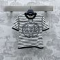 LV Striped Anchor Knit Top