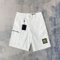 LV Embroidered Cotton Cargo Shorts