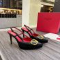 Valentino VLOGO SIGNATURE CALFSKIN SLINGBACK PLATFORM PUMP