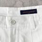 LV Embroidered Cotton Cargo Shorts