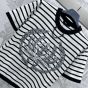 LV Striped Anchor Knit Top