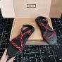 MIU MIU Riviere cord and leather sandals
