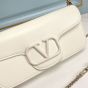 VALENTINO GARAVANI LOCÒ CALFSKIN SHOULDER BAG