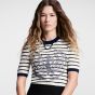 LV Striped Anchor Knit Top