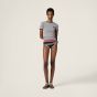 MIU MIU Technical yarn crew-neck sweater