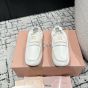 MIU MIU Ruches nappa leather loafers