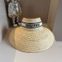 Miu Miu Raffia-effect fabric visor