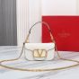 VALENTINO GARAVANI LOCÒ SMALL SHOULDER BAG IN CALFSKIN