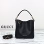 Gucci GG Emblem mini bucket bag