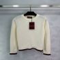 Gucci Wool and cashmere sweater with Web
