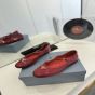 Prada Naplak patent leather ballerinas