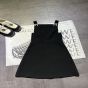 Prada Embroidered cady mini-dress