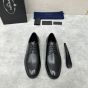 Prada Brushed leather derby shoes