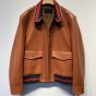 Gucci Leather bomber jacket