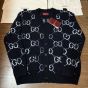 Gucci Wool cardigan with GG intarsia
