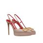 Valentino VLOGO SIGNATURE CALFSKIN SLINGBACK PLATFORM PUMP 