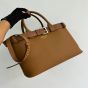 Prada Buckle large leather handbag with belt