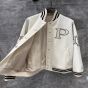 Prada Kid mohair bomber jacket with patches